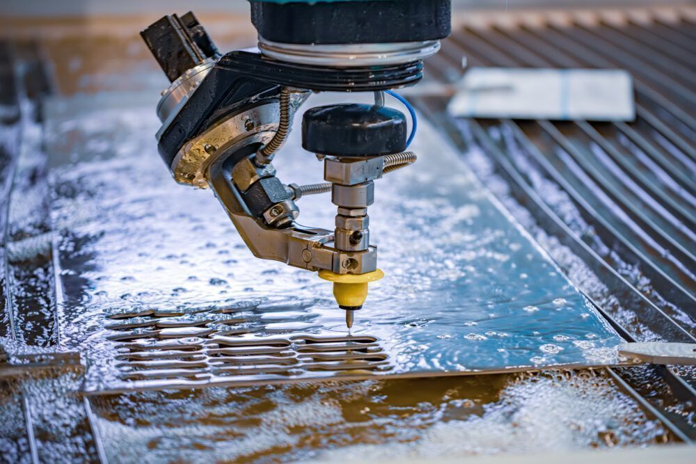 CNC water jet cutting machine - IWAG