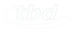 Logo_tbd_komplett weiß ohne Hintergrund